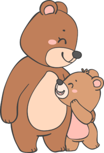 Γιατί τα μωρά λατρεύουν τις αγκαλιές - κι εμείς τις δίνουμε απλόχερα cute mom bear and baby